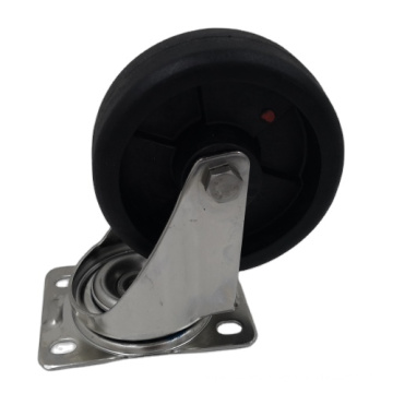 SS 3'' 4" 5'' Stainless Steel Caster Swivel Plate High Temperature Nylon 230C Casters Wheel